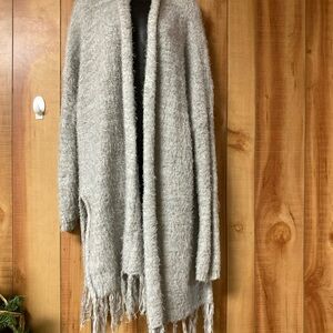 Cozy Gray Women's Sweater/cardigan/jacket 2XXL